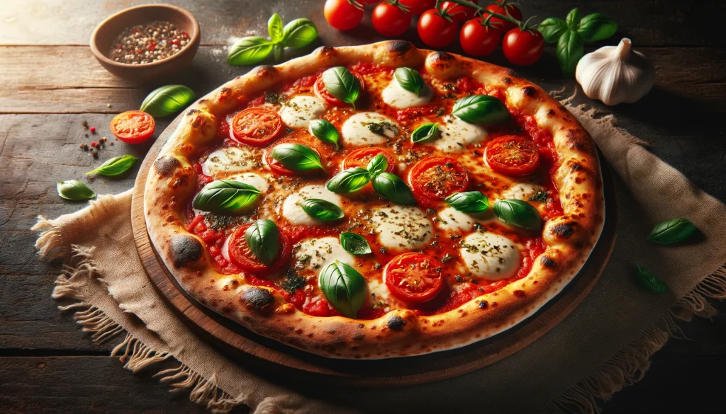 Milan Best Pizza Places. Busy Milan street lined with popular pizzerias, capturing the essence of Milan's pizza culture.