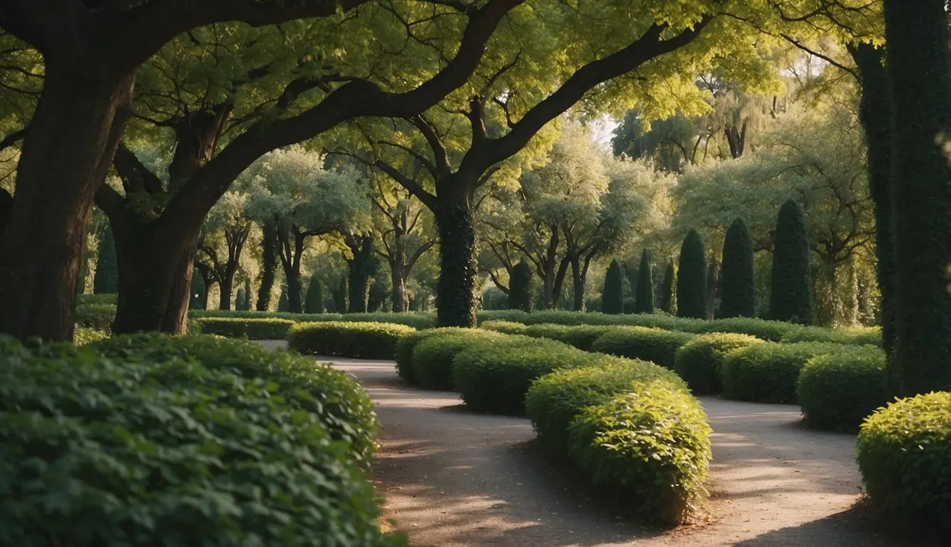 Lush greenery and winding paths in Milan's hidden parks