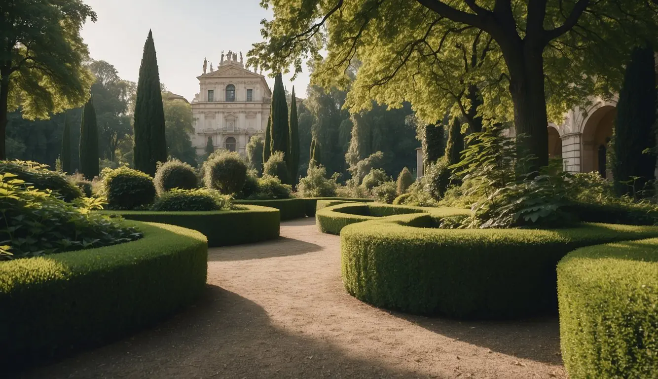 Lush green parks and gardens in Milan offer unique cultural experiences. Vibrant nature scenes with historic landmarks and modern art installations
