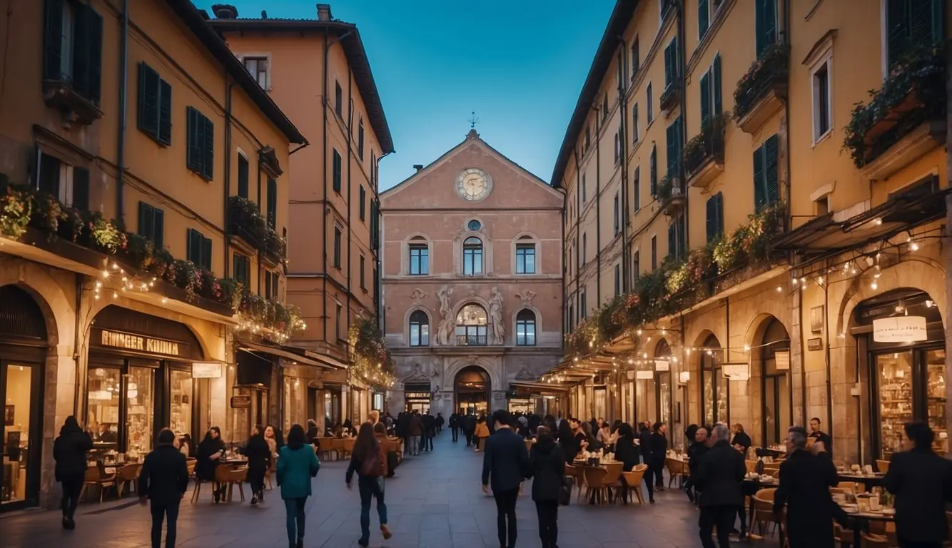 The bustling Ringhiera houses of Milan showcase vibrant cultural highlights